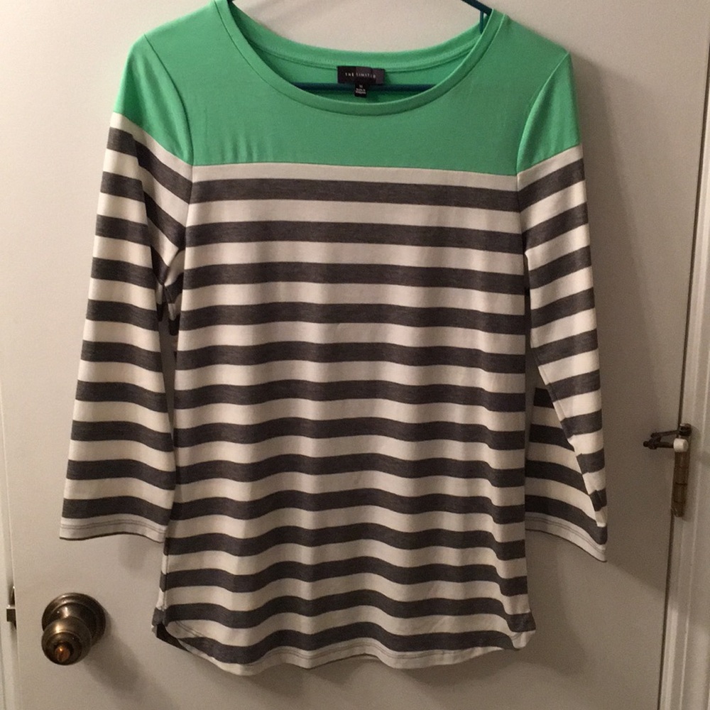 The Limited 3/4 stripped tee